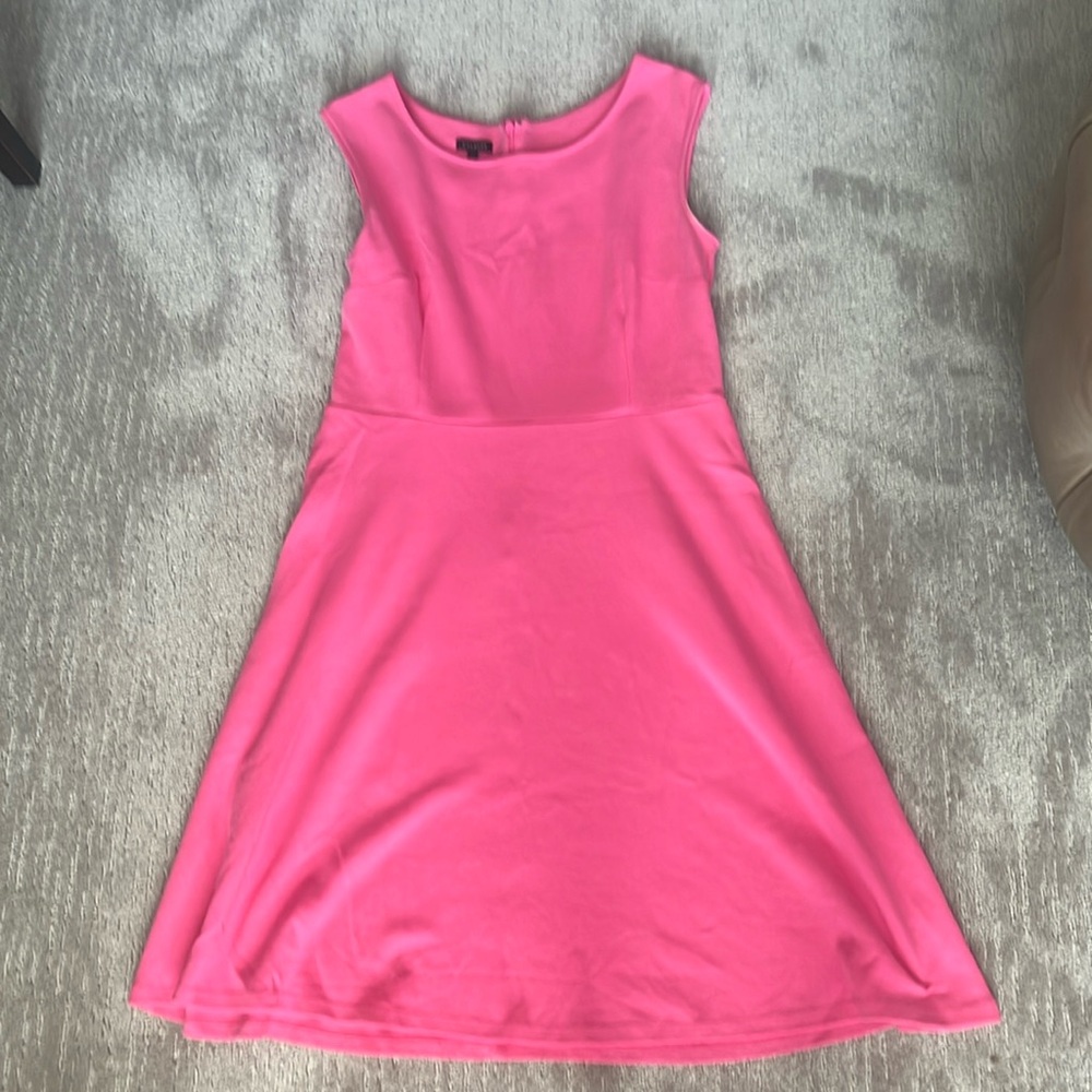 Pink Talbots tank midi dress